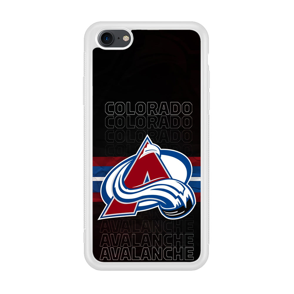 Colorado Avalanche Word Of Team iPhone 8 Case