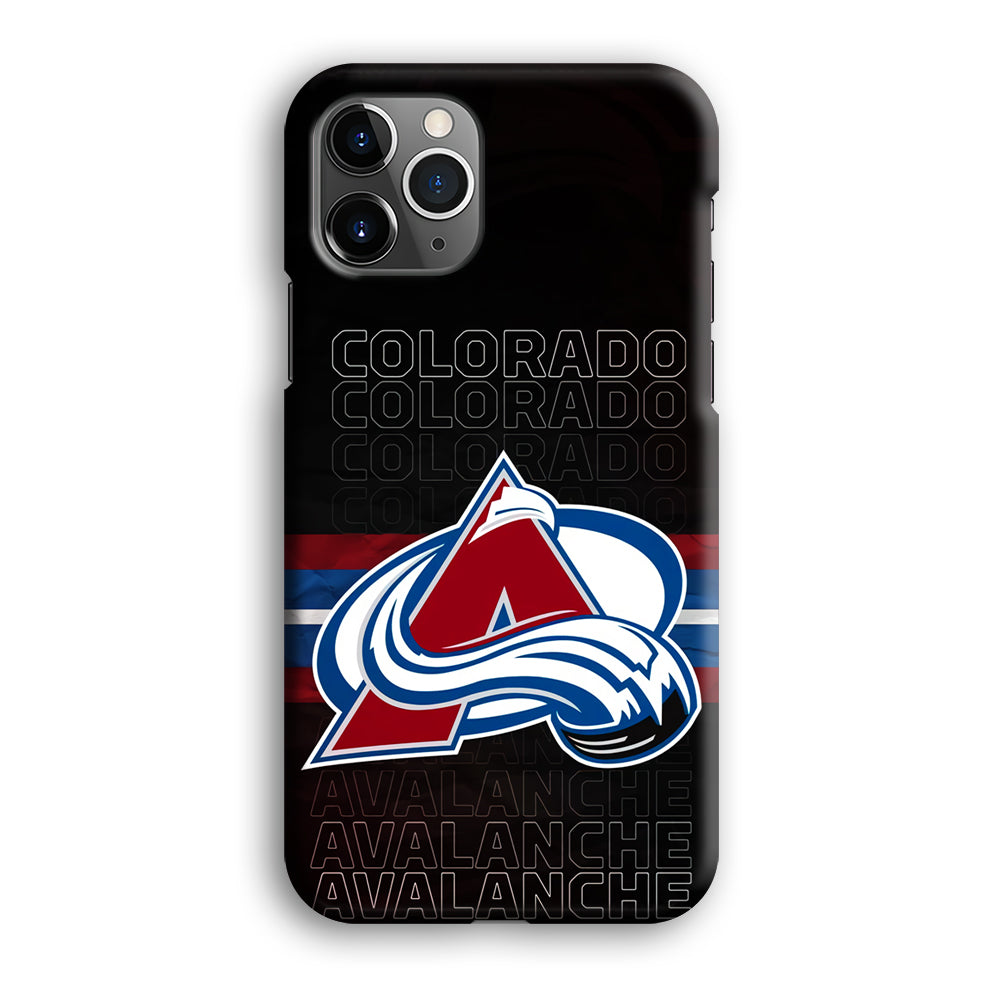Colorado Avalanche Word Of Team iPhone 12 Pro Case