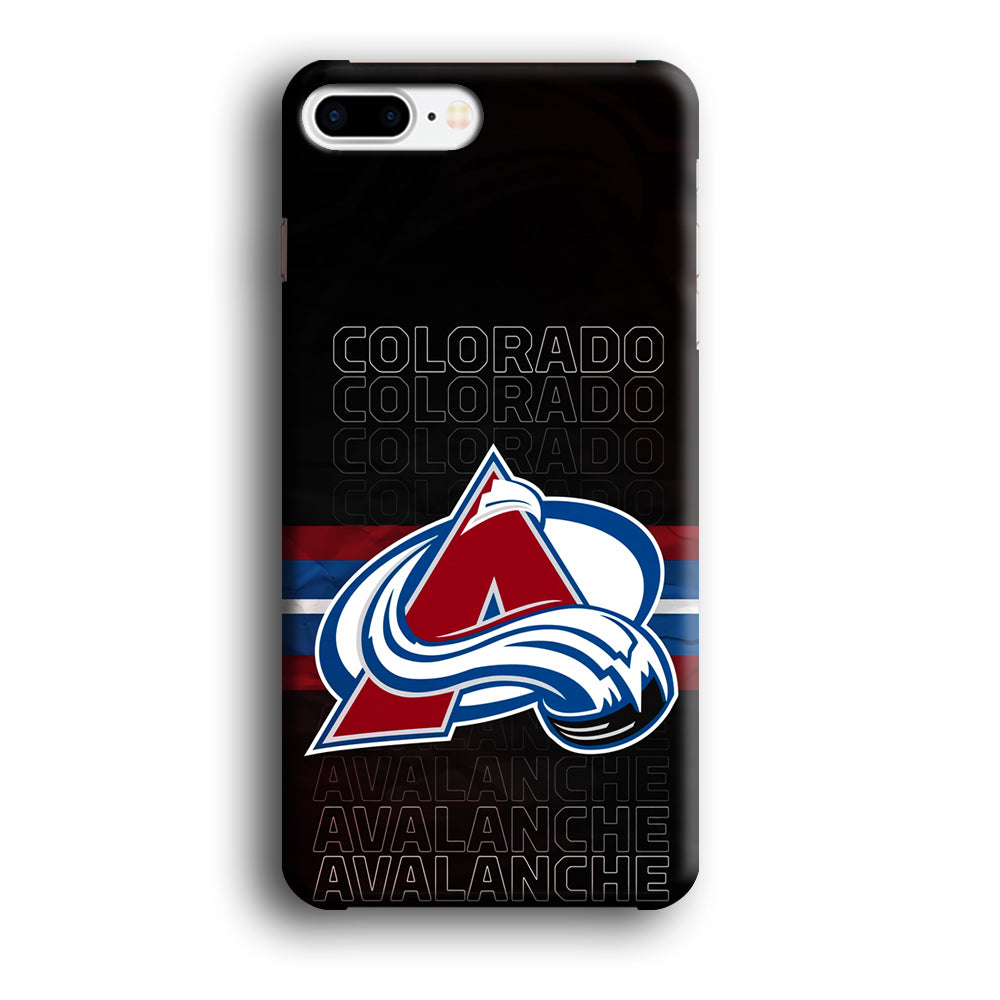 Colorado Avalanche Word Of Team iPhone 8 Plus Case