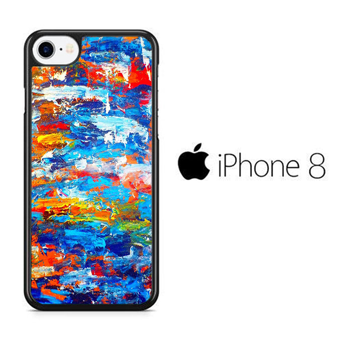 Colour Paint 001 iPhone 8 Case - ezzystore - Phone Case
