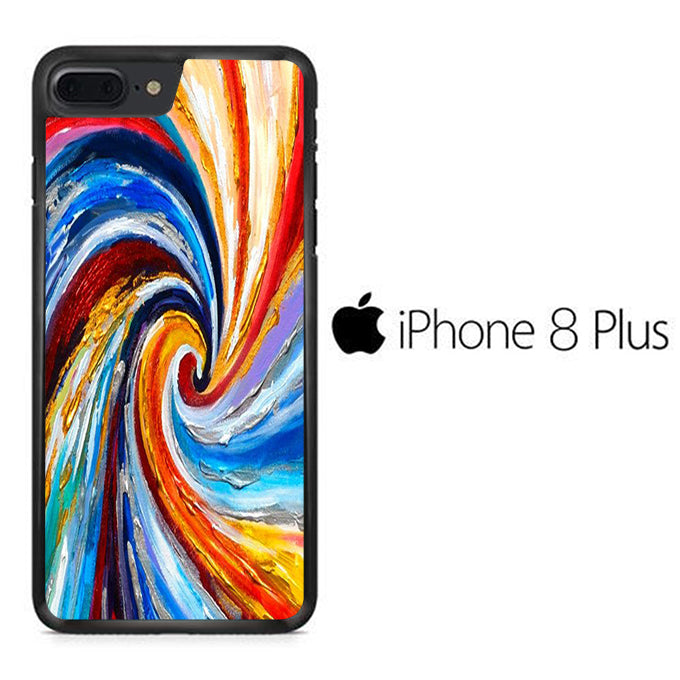 Colour Paint Hole iPhone 8 Plus Case - ezzystore - Phone Case