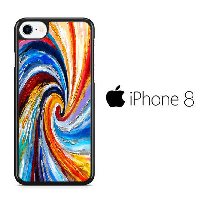 Colour Paint Hole iPhone 8 Case - ezzystore - Phone Case