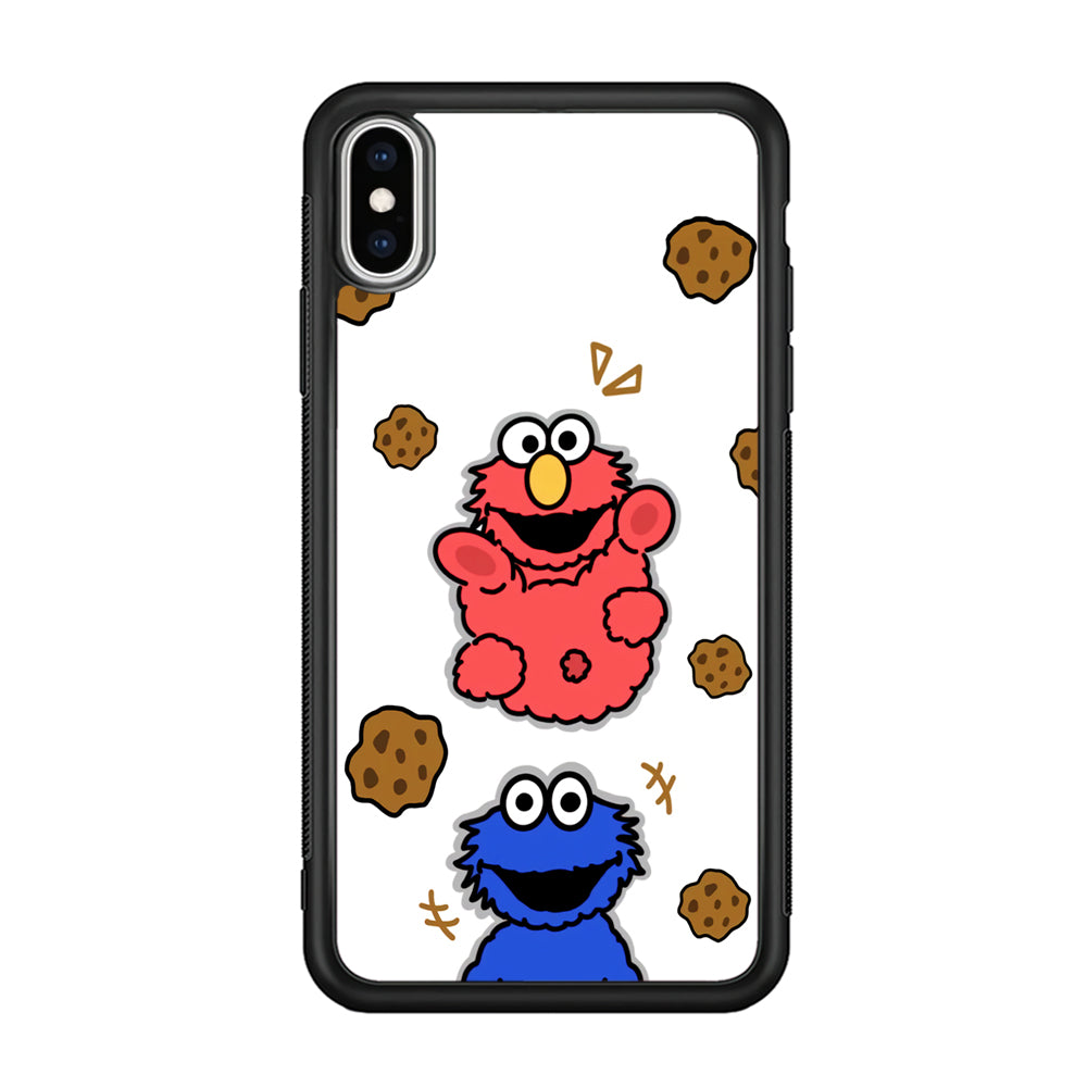 Cookie and Elmo Cookies iPhone Xs Max Case