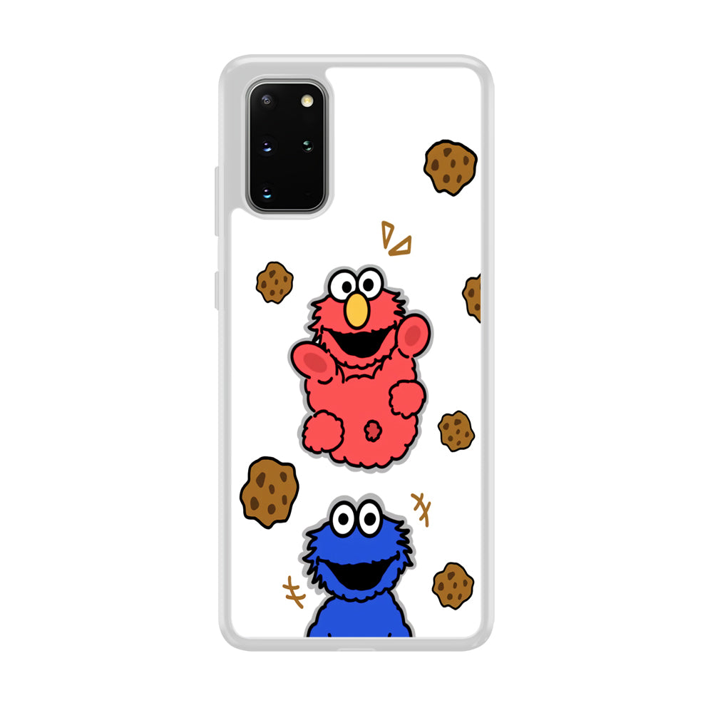 Cookie and Elmo Cookies Samsung Galaxy S20 Plus Case