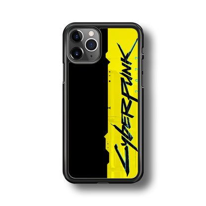 Cyberpunk Black Yellow iPhone 11 Pro Max Case