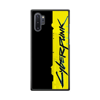 Cyberpunk Black Yellow Samsung Galaxy Note 10 Plus Case