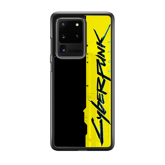 Cyberpunk Black Yellow Samsung Galaxy S20 Ultra Case