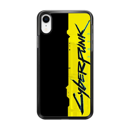 Cyberpunk Black Yellow iPhone XR Case
