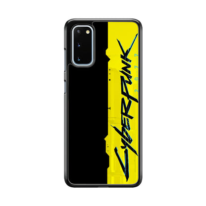 Cyberpunk Black Yellow Samsung Galaxy S20 Case