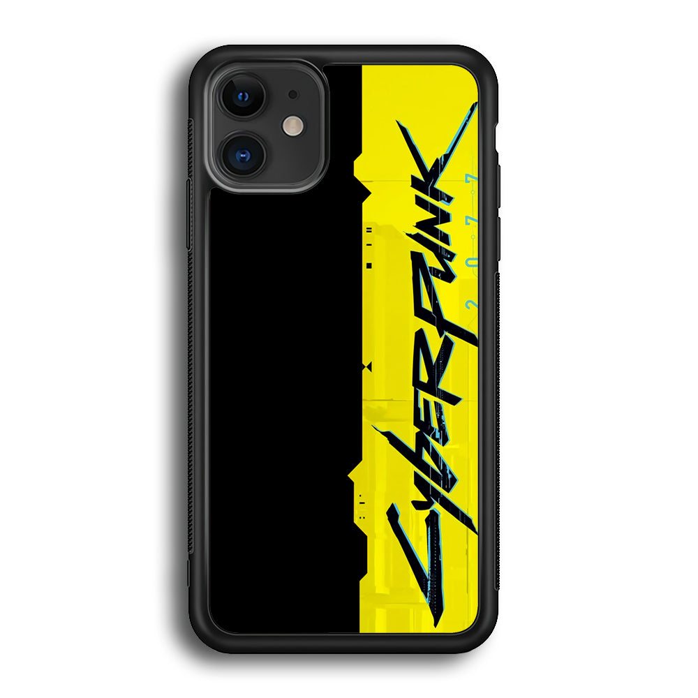 Cyberpunk Black Yellow iPhone 12 Case