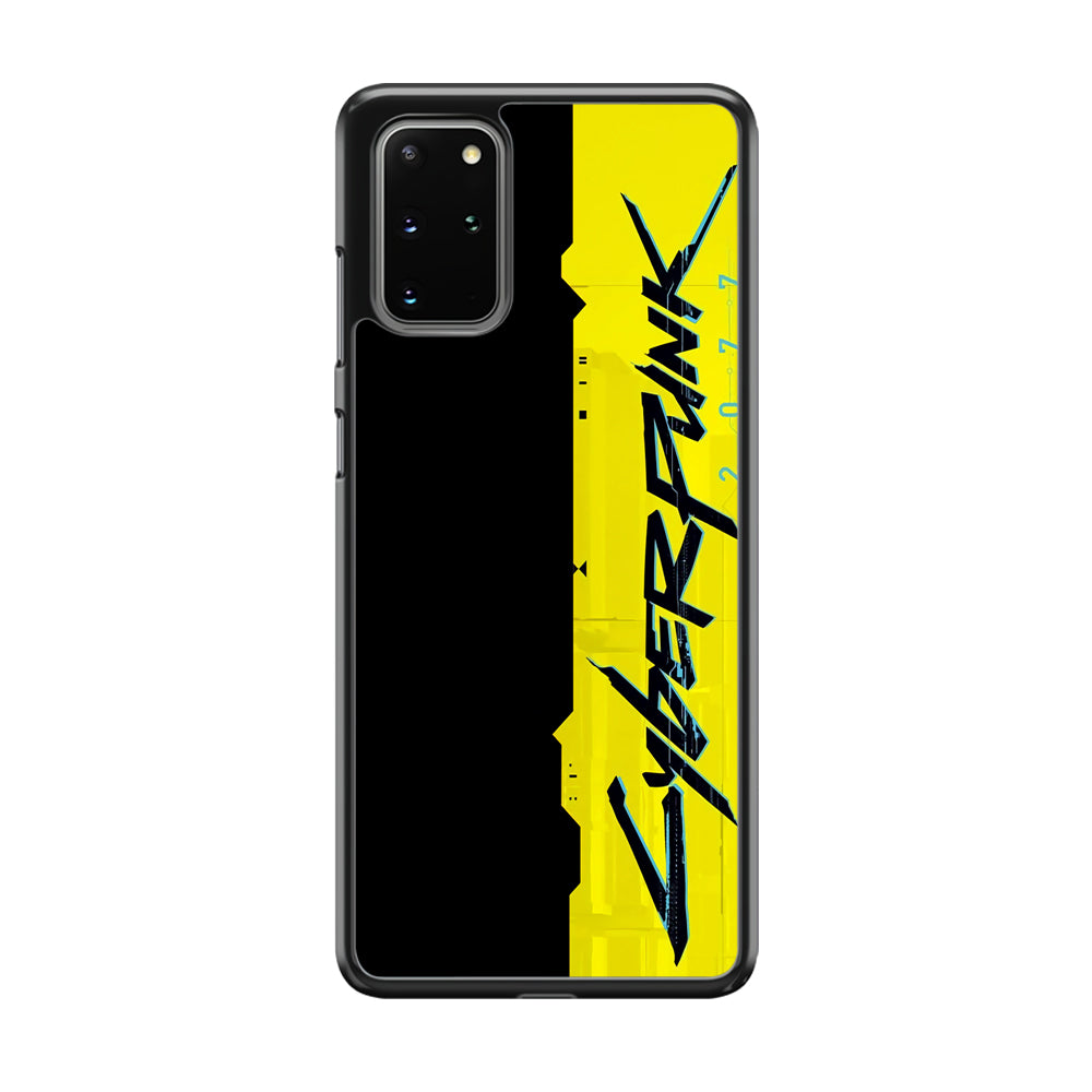 Cyberpunk Black Yellow Samsung Galaxy S20 Plus Case