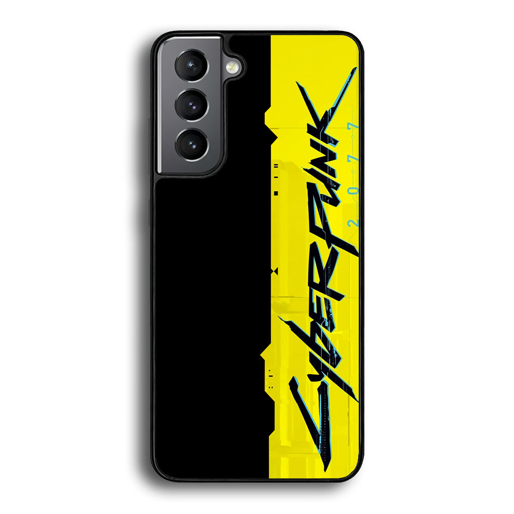 Cyberpunk Black Yellow Samsung Galaxy S21 Plus Case - Ezzystore