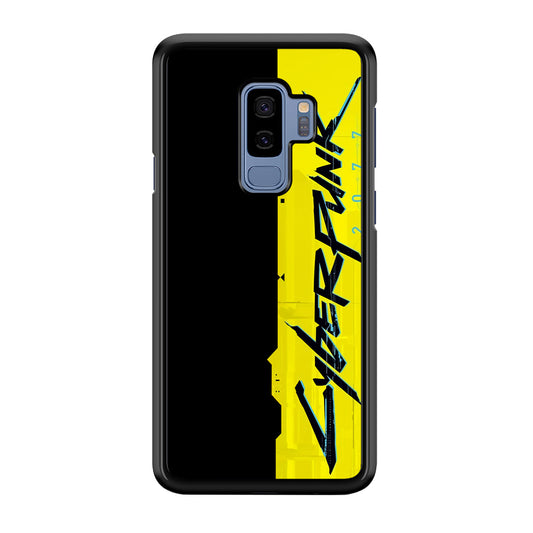Cyberpunk Black Yellow Samsung Galaxy S9 Plus Case