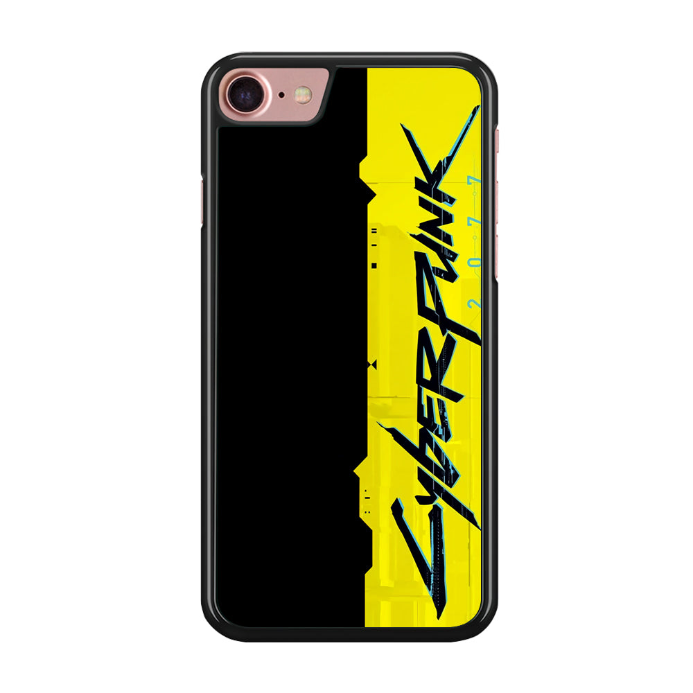 Cyberpunk Black Yellow iPhone 8 Case