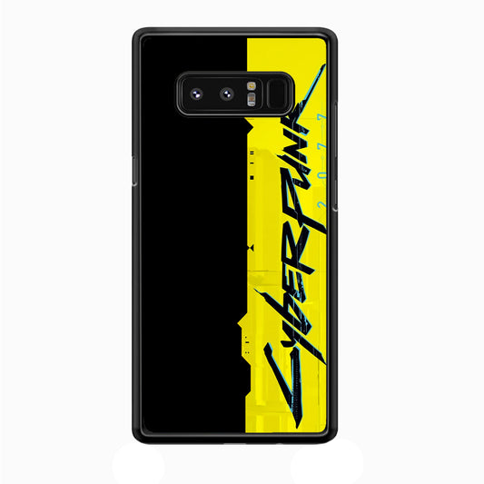 Cyberpunk Black Yellow Samsung Galaxy Note 8 Case