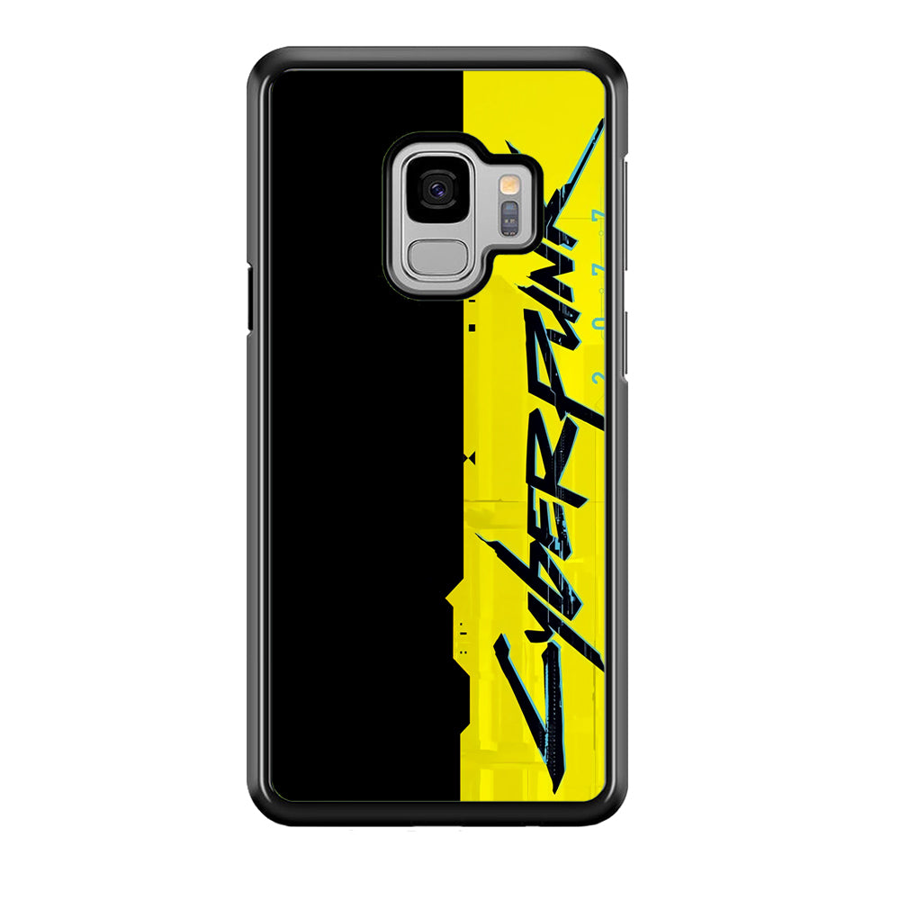 Cyberpunk Black Yellow Samsung Galaxy S9 Case