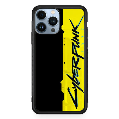 Cyberpunk Black Yellow iPhone 13 Pro Case