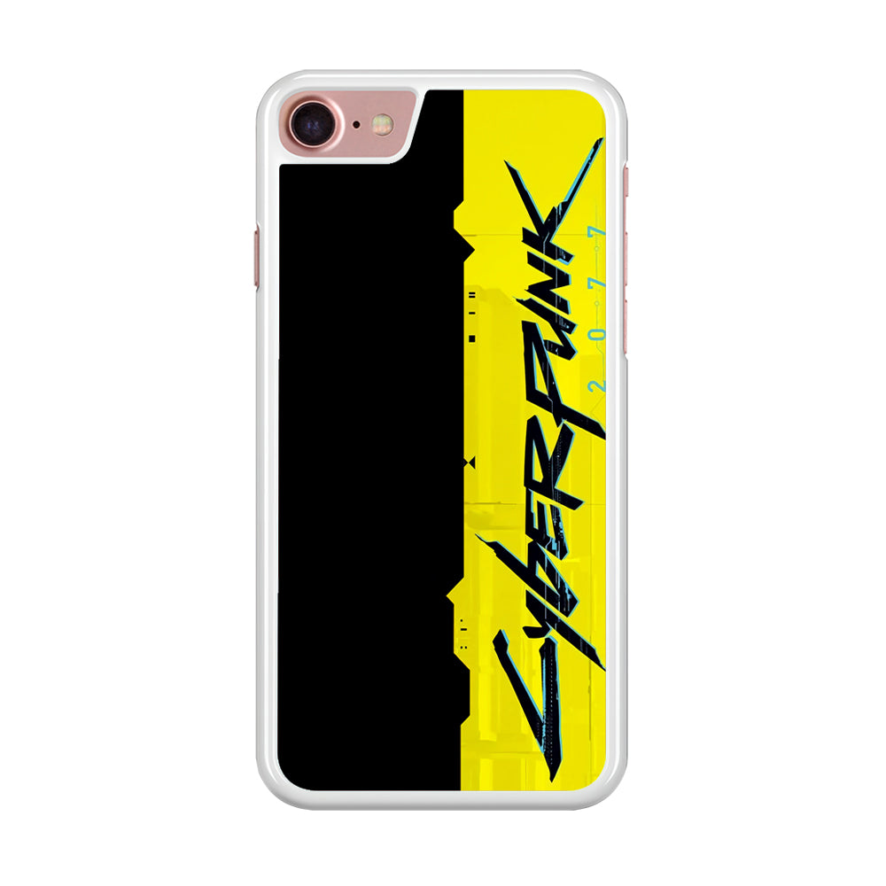 Cyberpunk Black Yellow iPhone 8 Case