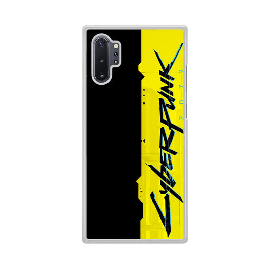 Cyberpunk Black Yellow Samsung Galaxy Note 10 Plus Case