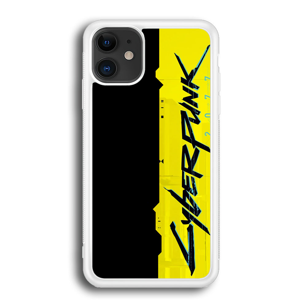 Cyberpunk Black Yellow iPhone 12 Case