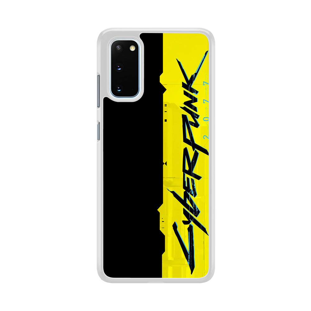 Cyberpunk Black Yellow Samsung Galaxy S20 Case