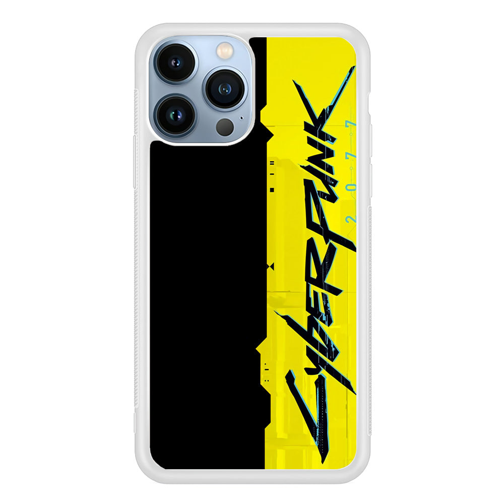 Cyberpunk Black Yellow iPhone 13 Pro Case