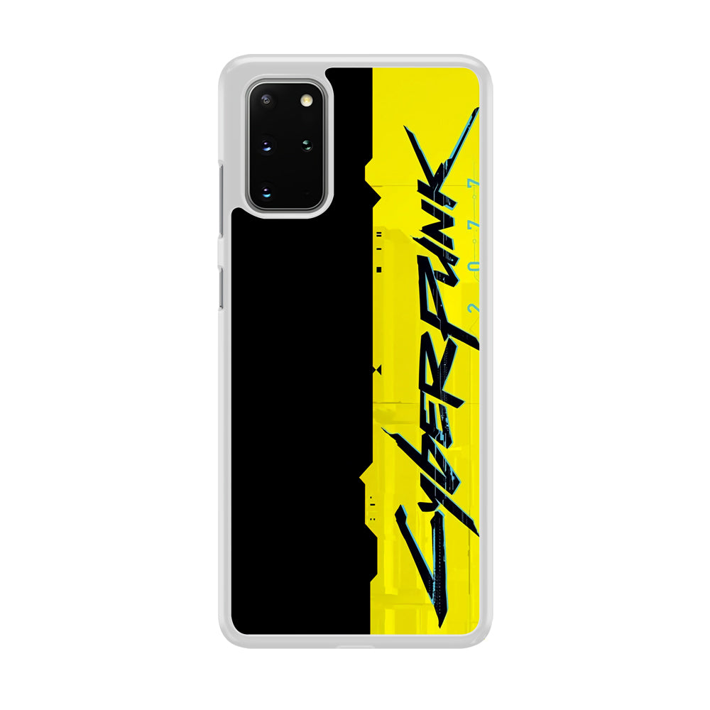 Cyberpunk Black Yellow Samsung Galaxy S20 Plus Case