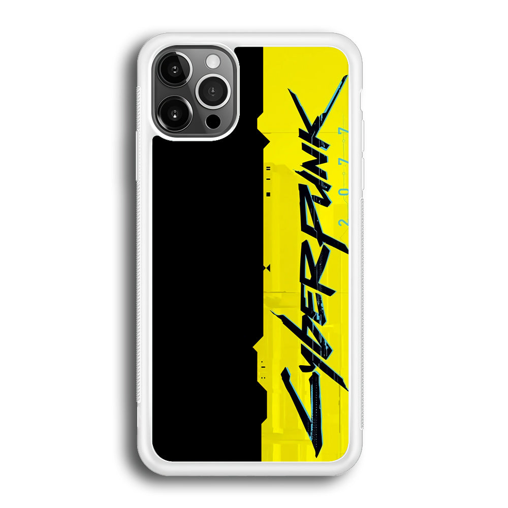 Cyberpunk Black Yellow iPhone 12 Pro Case