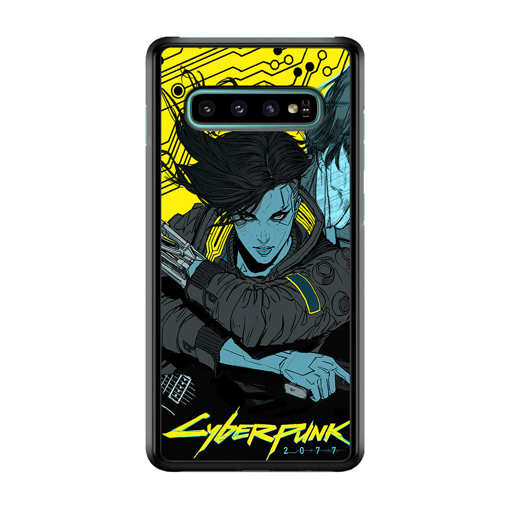 Cyberpunk Judy Character Samsung Galaxy S10 Case