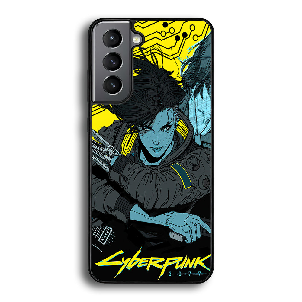 Cyberpunk Judy Character Samsung Galaxy S21 Plus Case