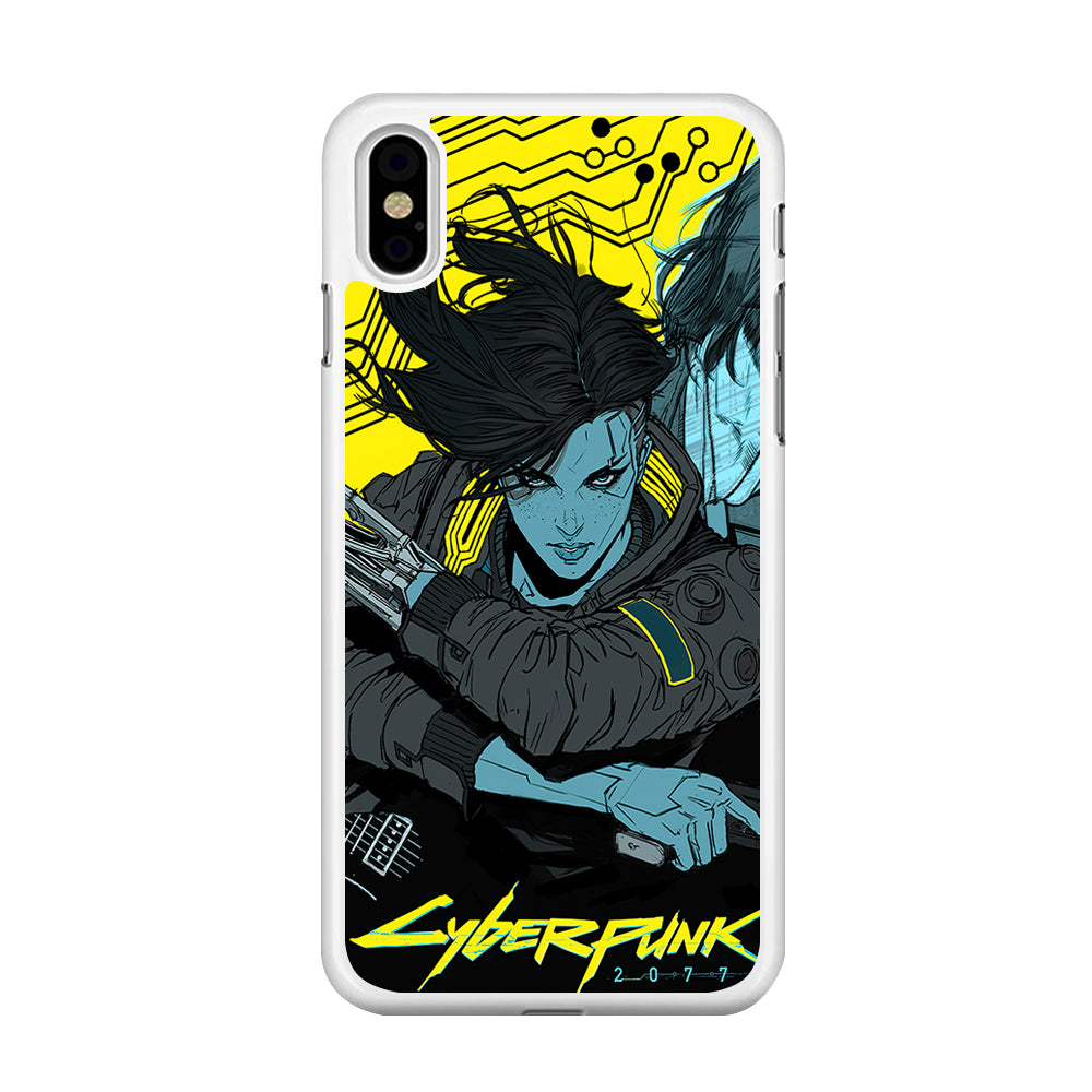 Cyberpunk Judy Character iPhone X Case