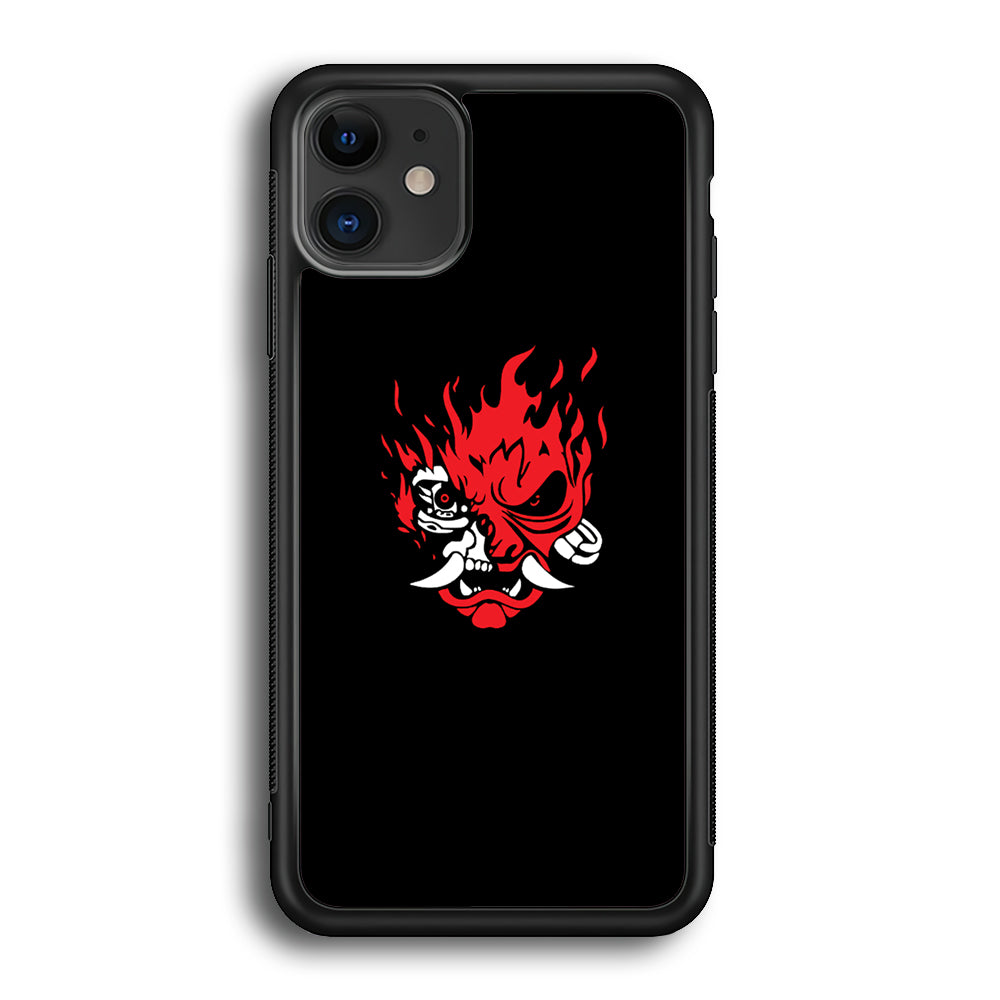 Cyberpunk Logo Black iPhone 12 Case