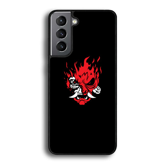Cyberpunk Logo Black Samsung Galaxy S21 Case