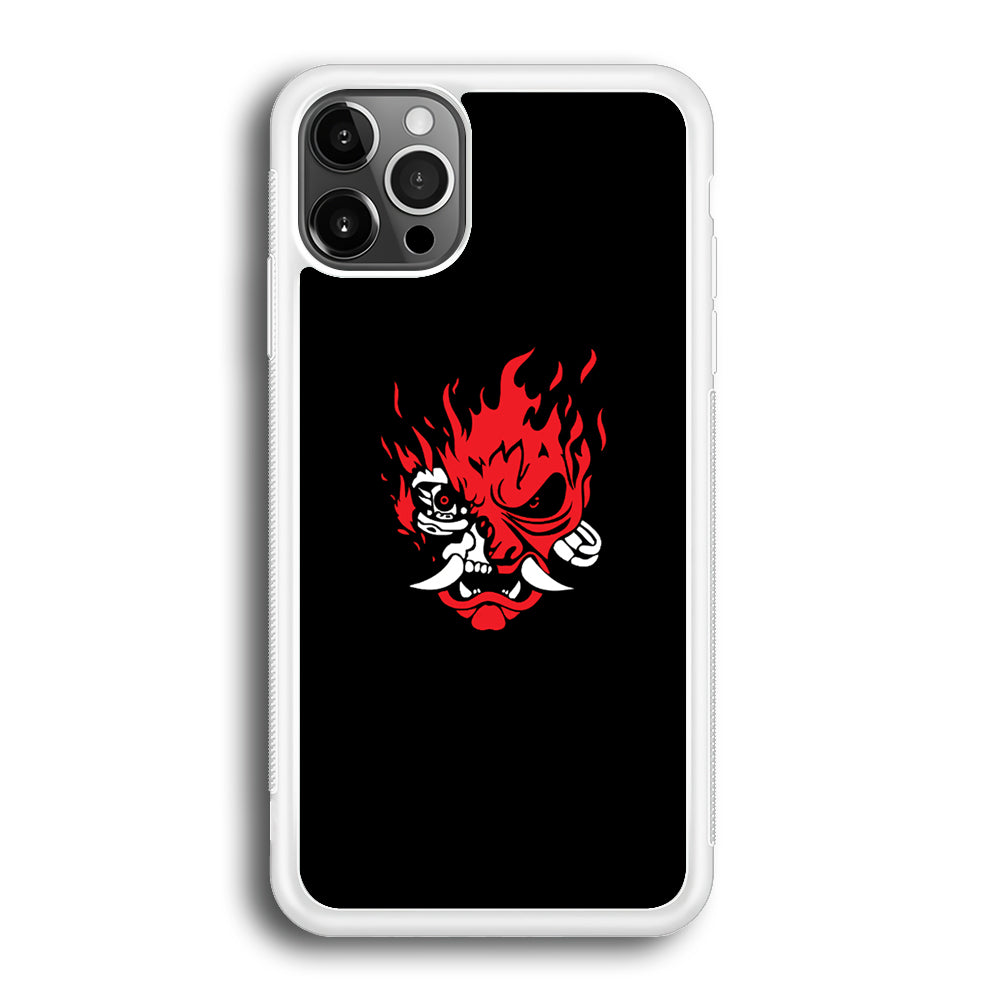 Cyberpunk Logo Black iPhone 12 Pro Case