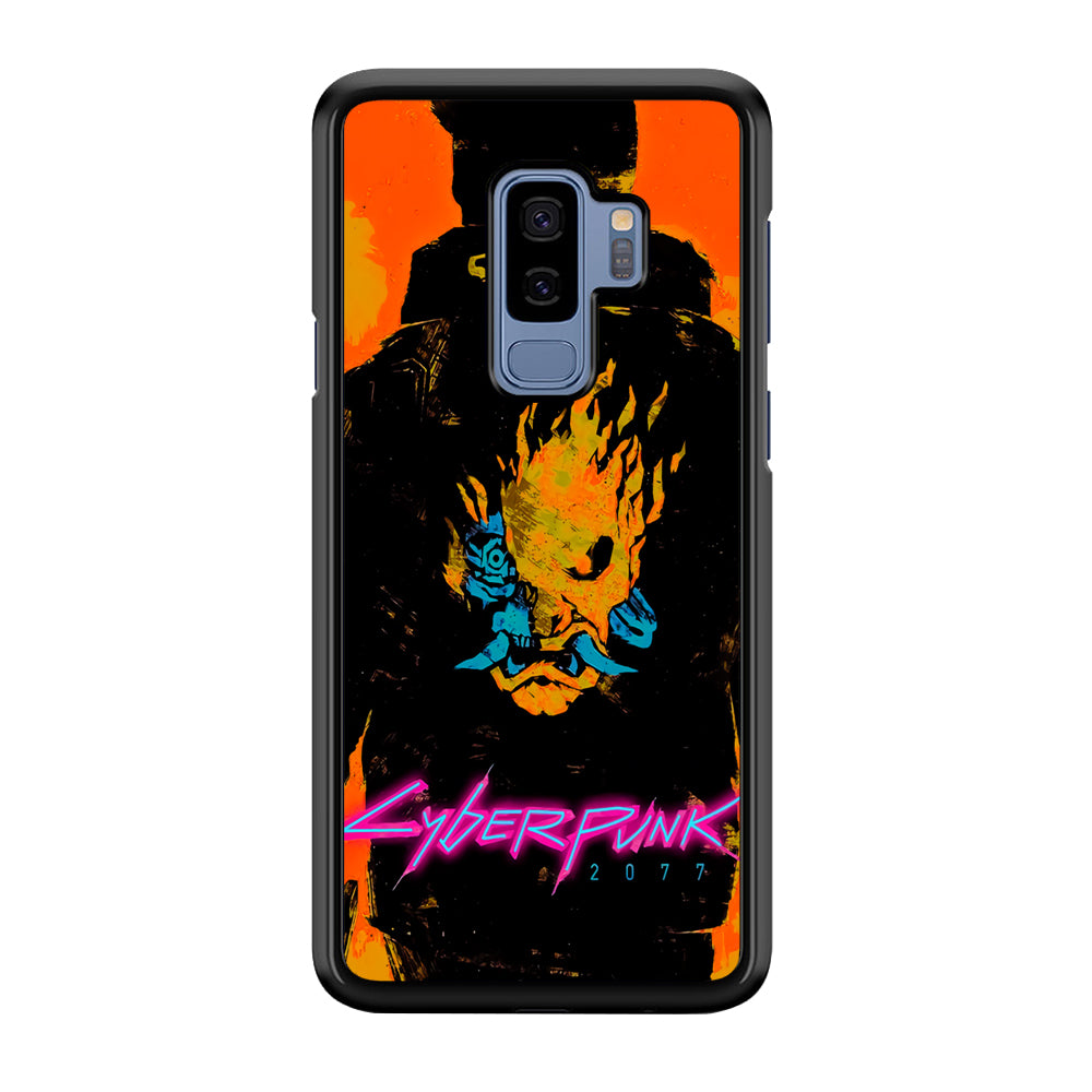 Cyberpunk Samurai Paint Art Samsung Galaxy S9 Plus Case