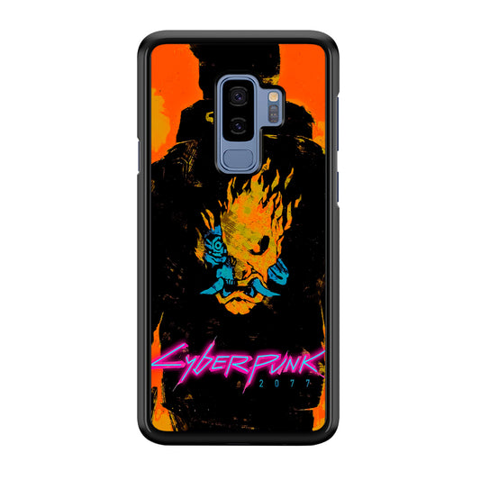 Cyberpunk Samurai Paint Art Samsung Galaxy S9 Plus Case