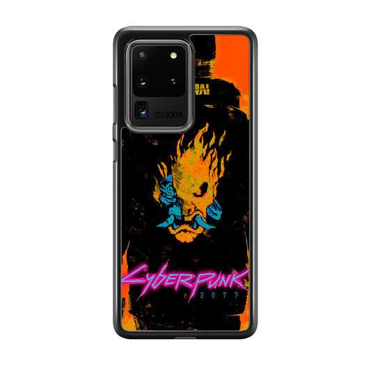 Cyberpunk Samurai Paint Art Samsung Galaxy S20 Ultra Case