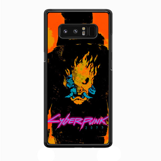 Cyberpunk Samurai Paint Art Samsung Galaxy Note 8 Case
