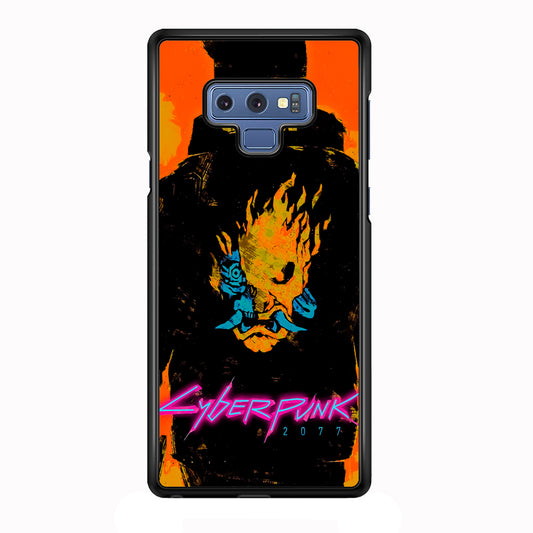 Cyberpunk Samurai Paint Art Samsung Galaxy Note 9 Case