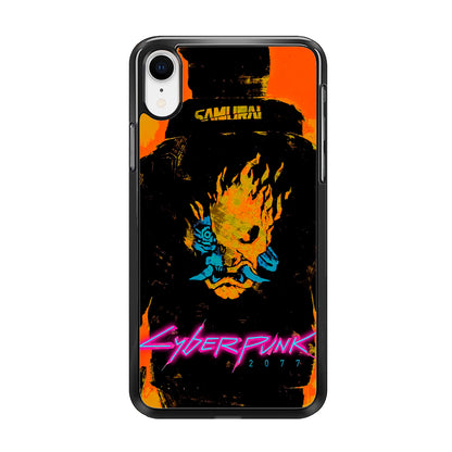 Cyberpunk Samurai Paint Art iPhone XR Case
