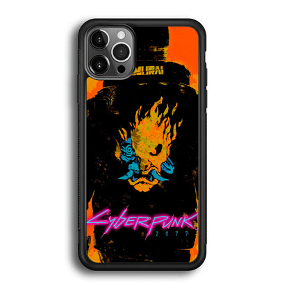 Cyberpunk Samurai Paint Art iPhone 12 Pro Case