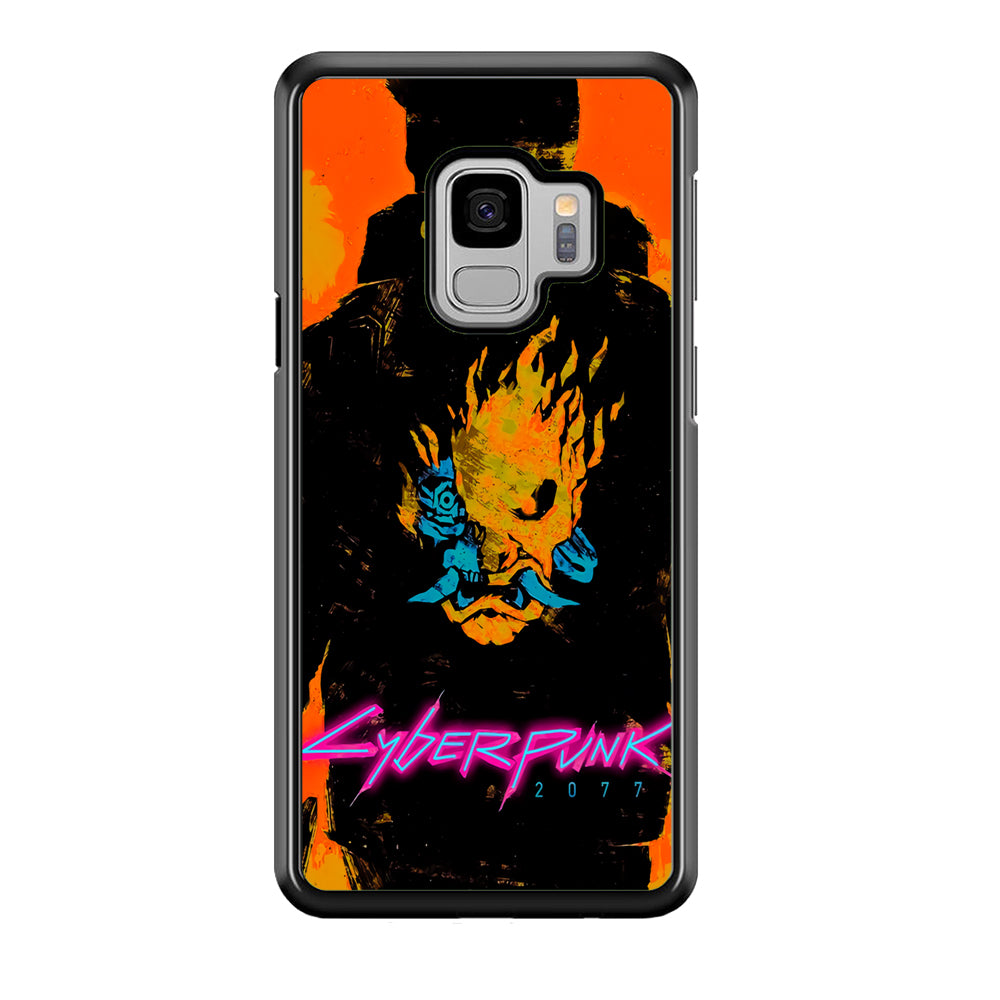 Cyberpunk Samurai Paint Art Samsung Galaxy S9 Case