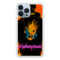 Cyberpunk Samurai Paint Art iPhone 13 Pro Max Case