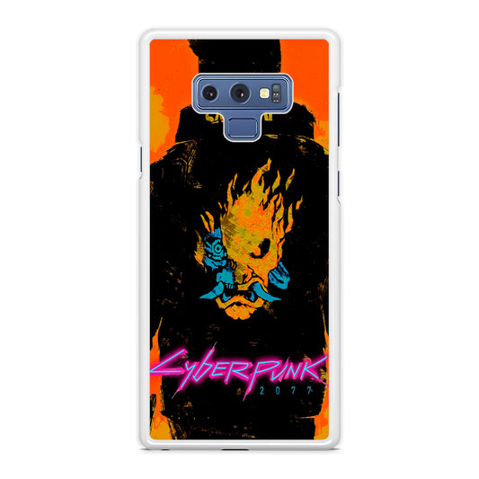 Cyberpunk Samurai Paint Art Samsung Galaxy Note 9 Case