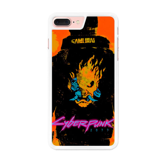 Cyberpunk Samurai Paint Art iPhone 8 Plus Case