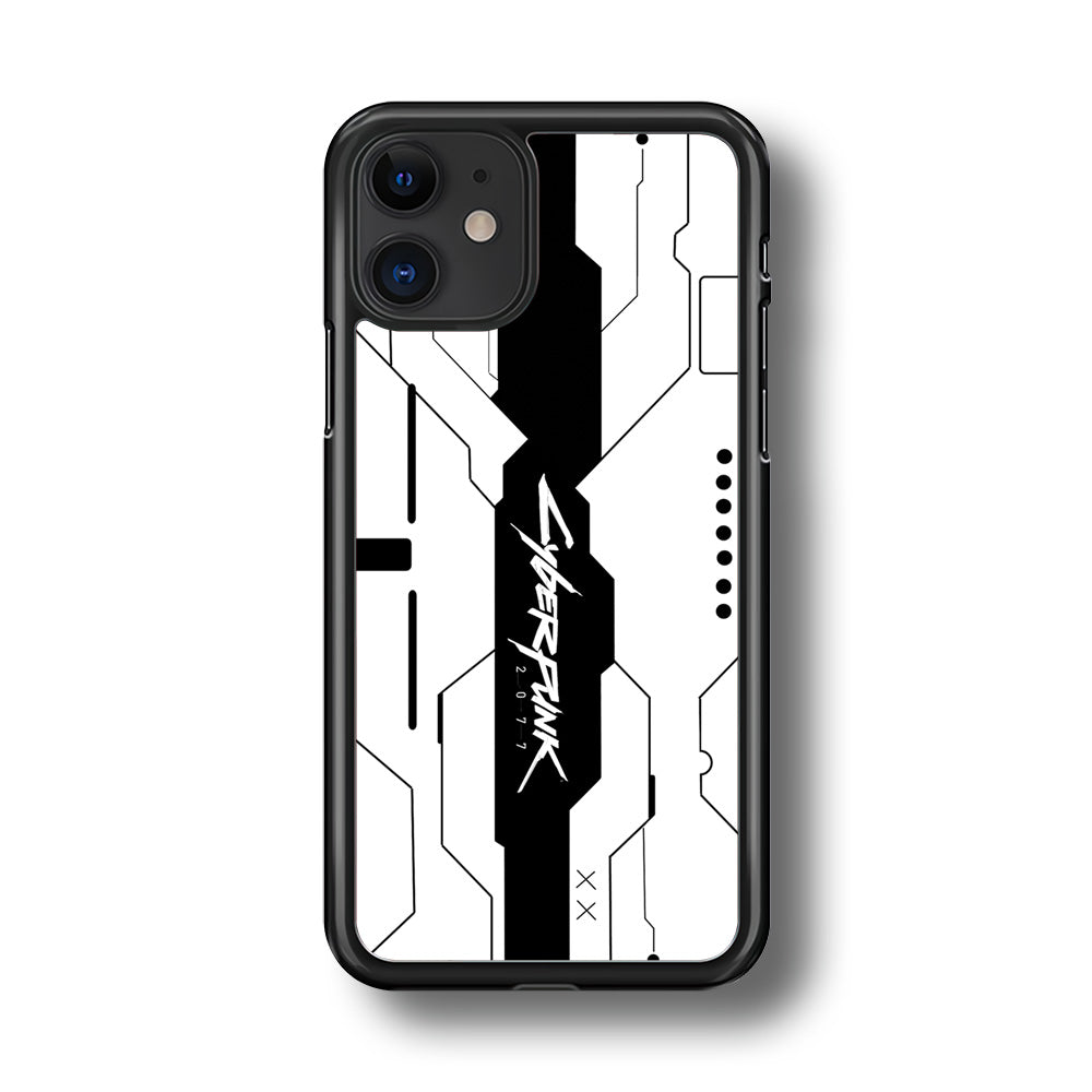 Cyberpunk White Pattern iPhone 11 Case