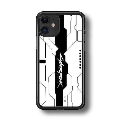 Cyberpunk White Pattern iPhone 11 Case