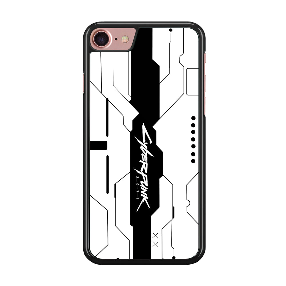 Cyberpunk White Pattern iPhone 7 Case