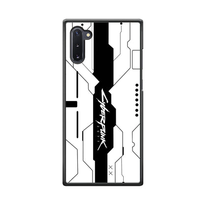 Cyberpunk White Pattern Samsung Galaxy Note 10 Case