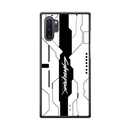 Cyberpunk White Pattern Samsung Galaxy Note 10 Plus Case